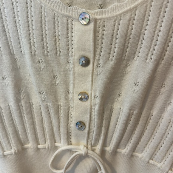 Zara Open Knit Top - Picture 6 of 9